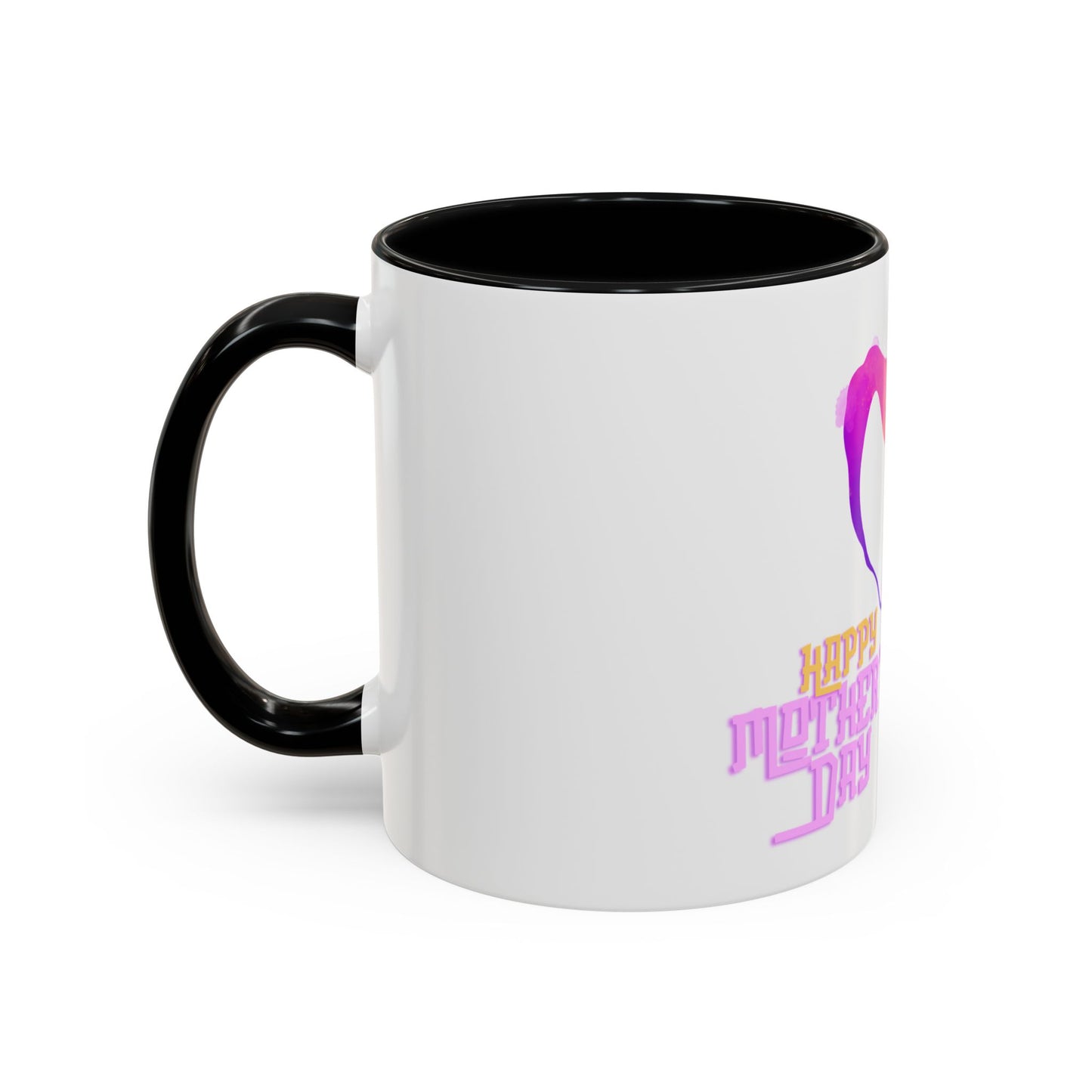 Happy Mother's Day Accent Coffee Mug - Perfect Gift for Mother's Day