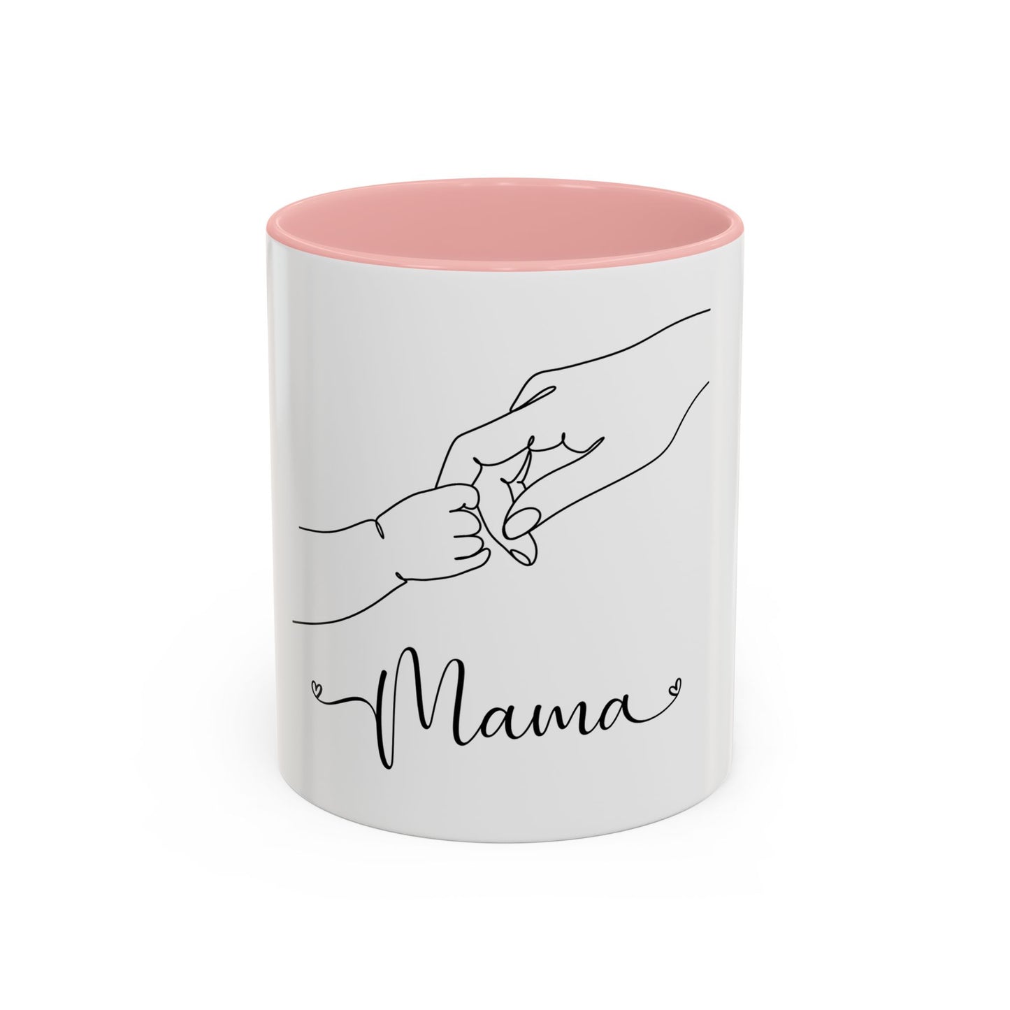 Mama's Hand Accent Coffee Mug - Perfect Gift for Mother's Day