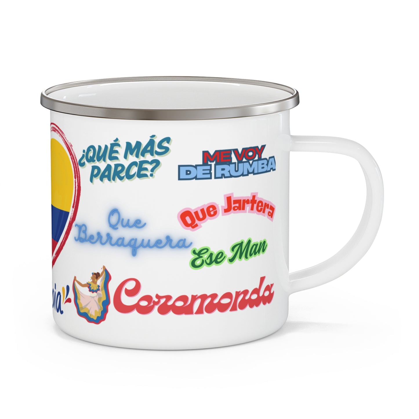 Colombia - Enamel Camping Mug