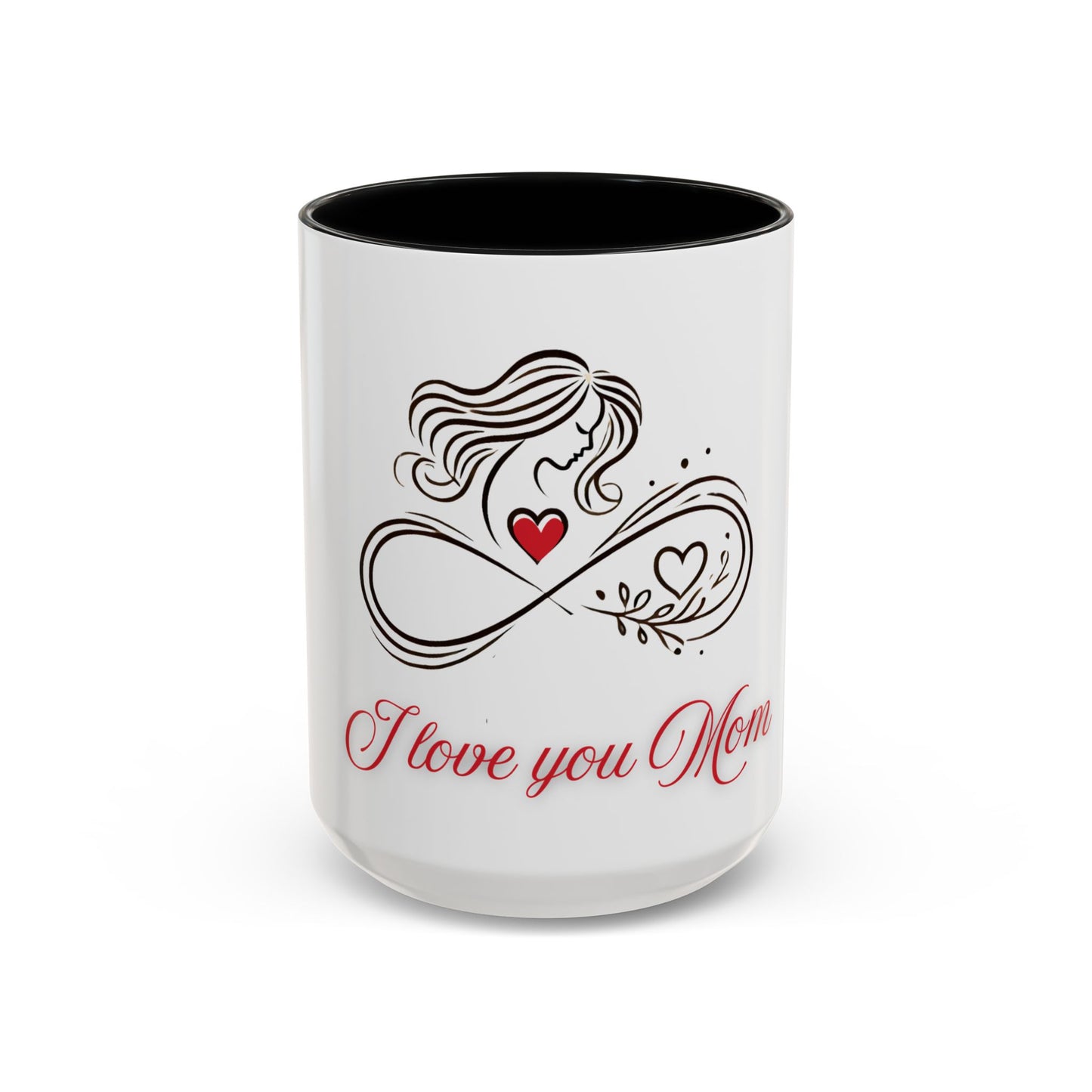 I Love You Mom Accent Coffee Mug - Perfect Gift for Mother's Day