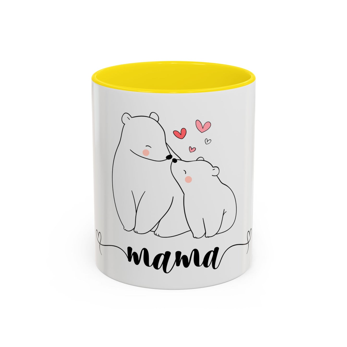 Mama Bear Accent Coffee Mug - Perfect Gift for Mother's Day