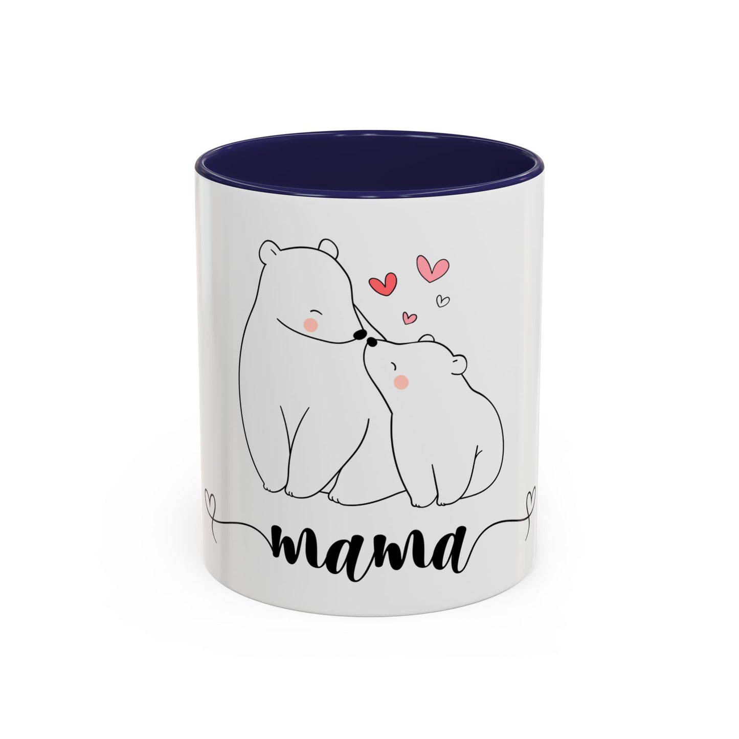 Mama Bear Accent Coffee Mug - Perfect Gift for Mother's Day