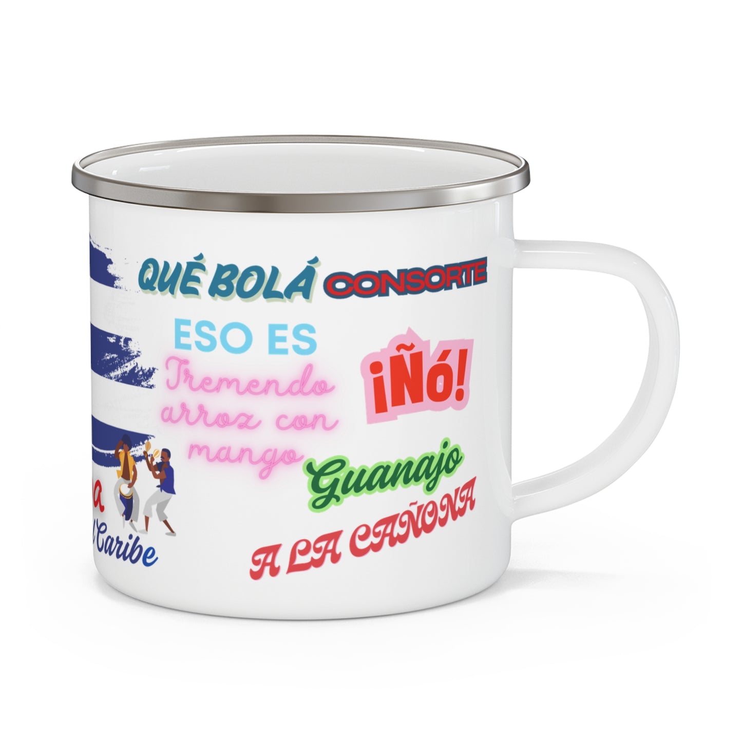 Cuba La Perla del Caribe - Enamel Camping Mug