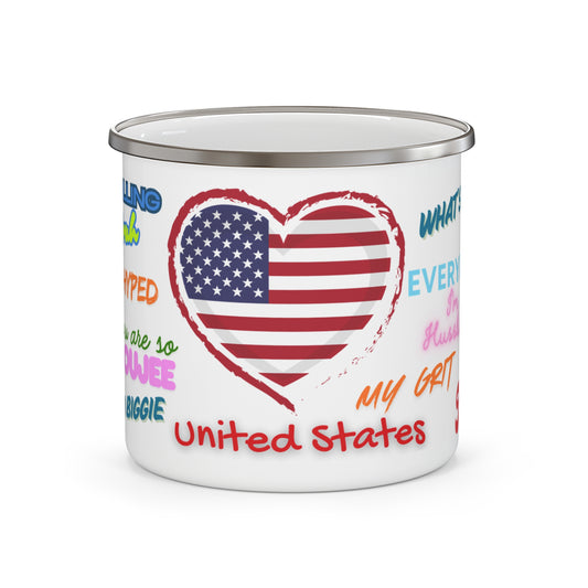 United States- Enamel Camping Mug