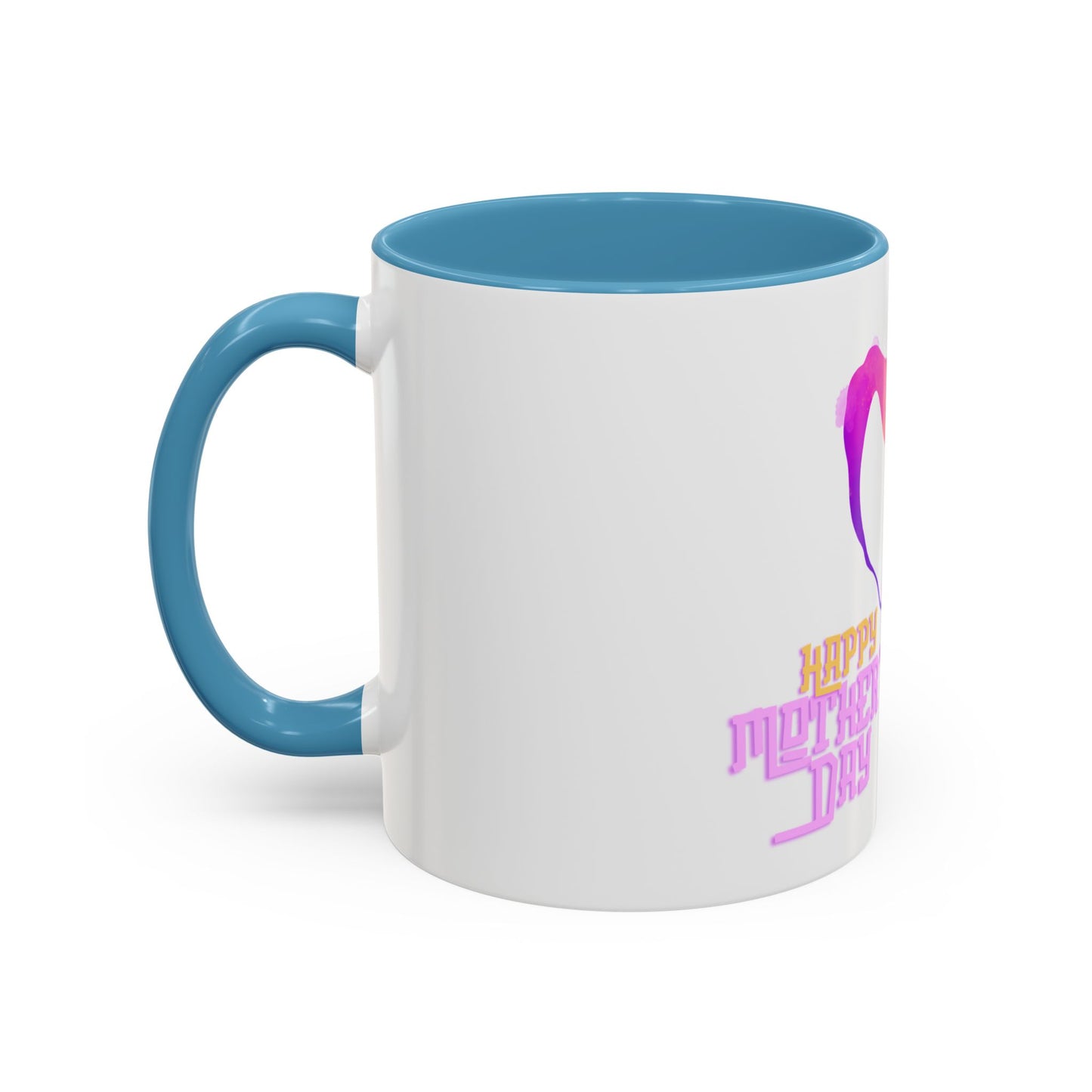 Happy Mother's Day Accent Coffee Mug - Perfect Gift for Mother's Day