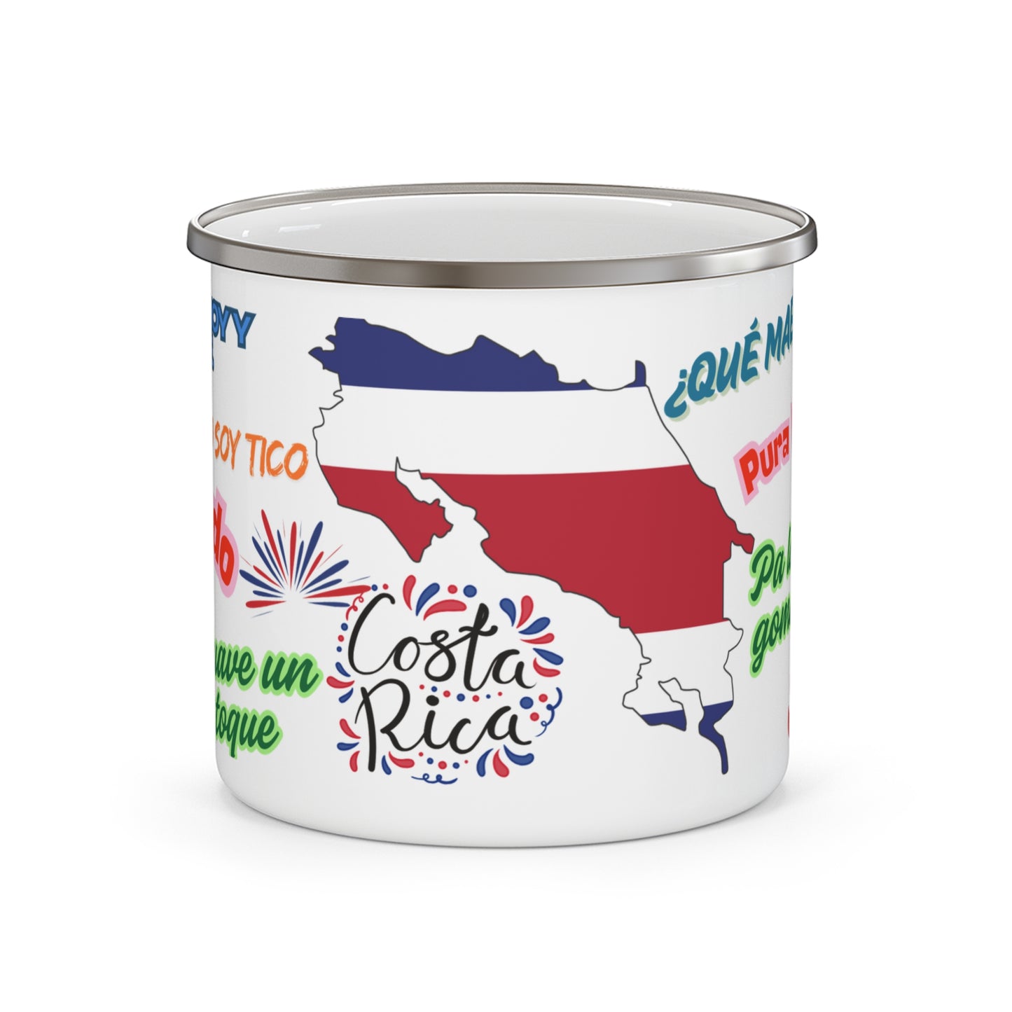 Costa Rica - Enamel Camping Mug