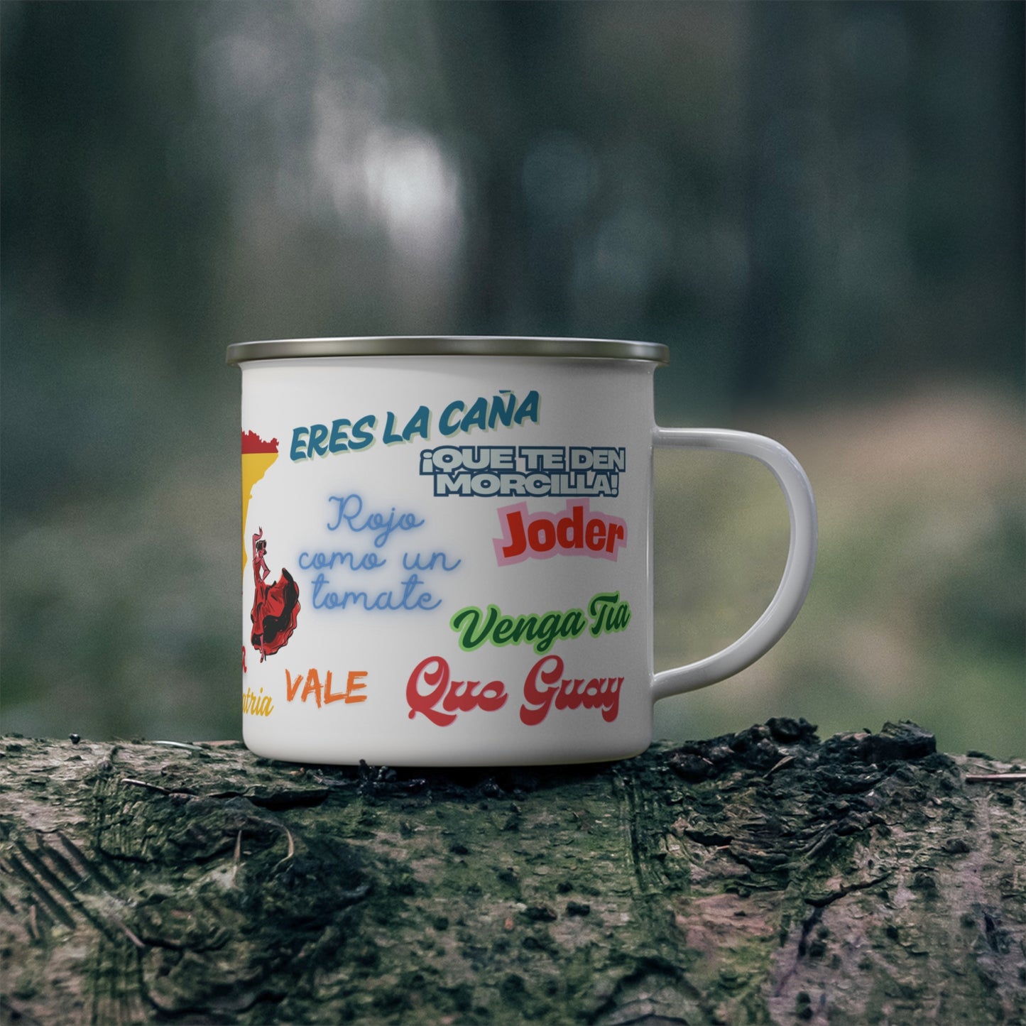 España la Madre Patria - Enamel Camping Mug