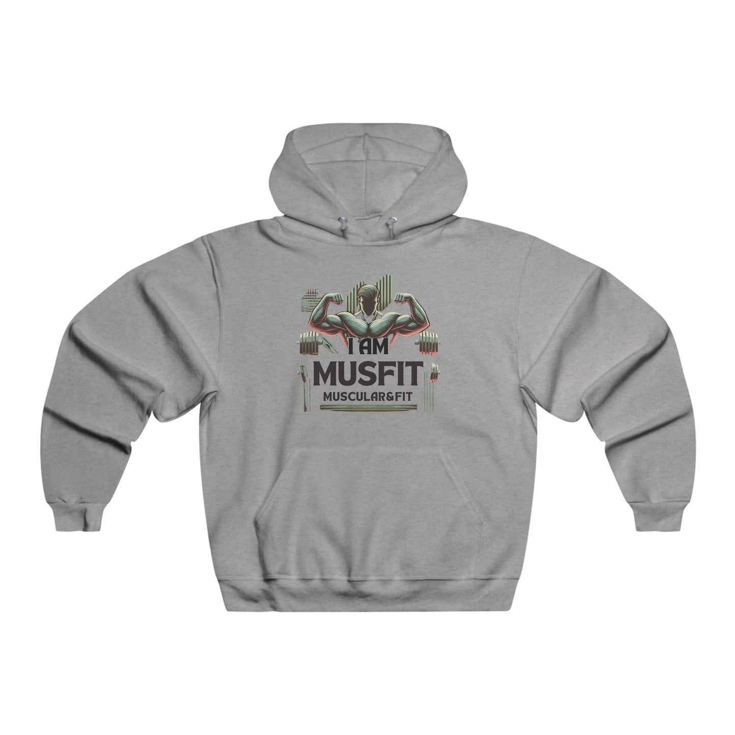 I AM MUSFIT - Men's NUBLEND® Hooded Sweatshirt