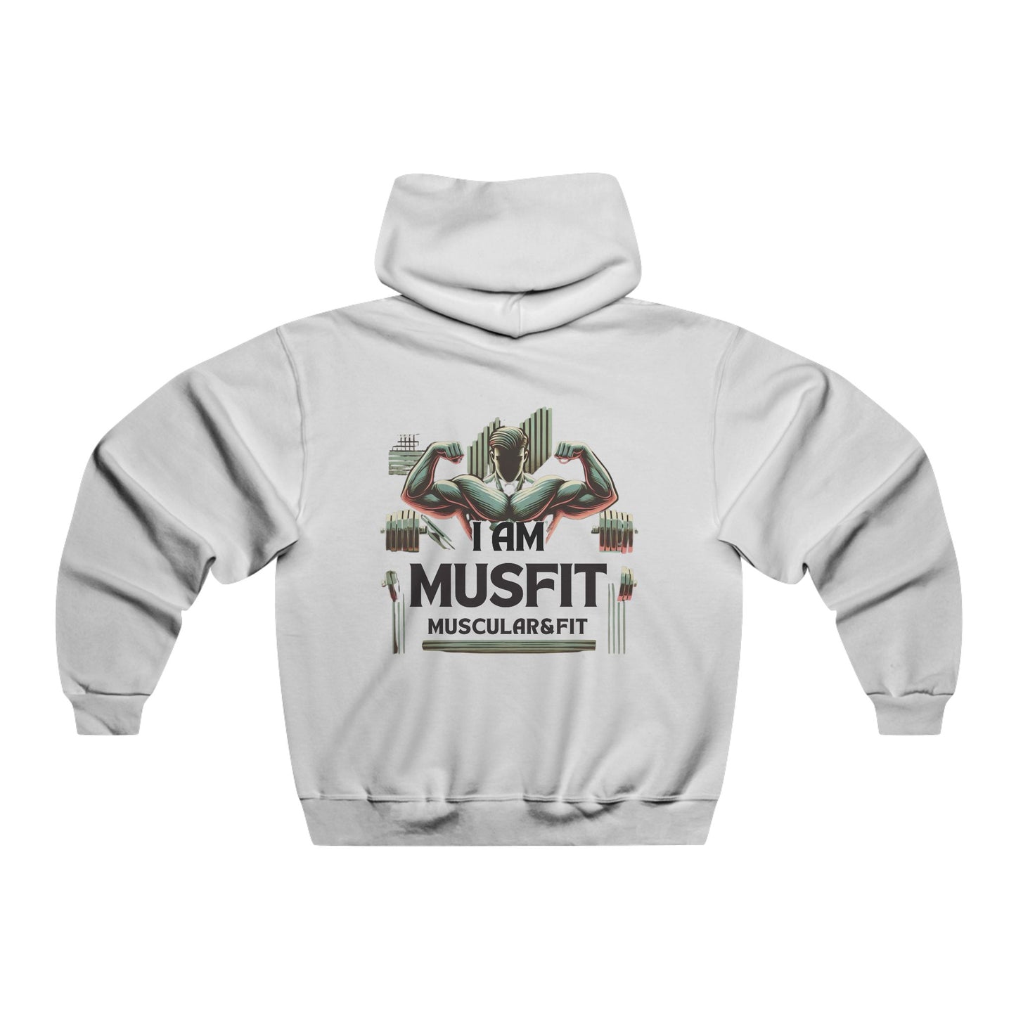 I AM MUSFIT - Men's NUBLEND® Hooded Sweatshirt