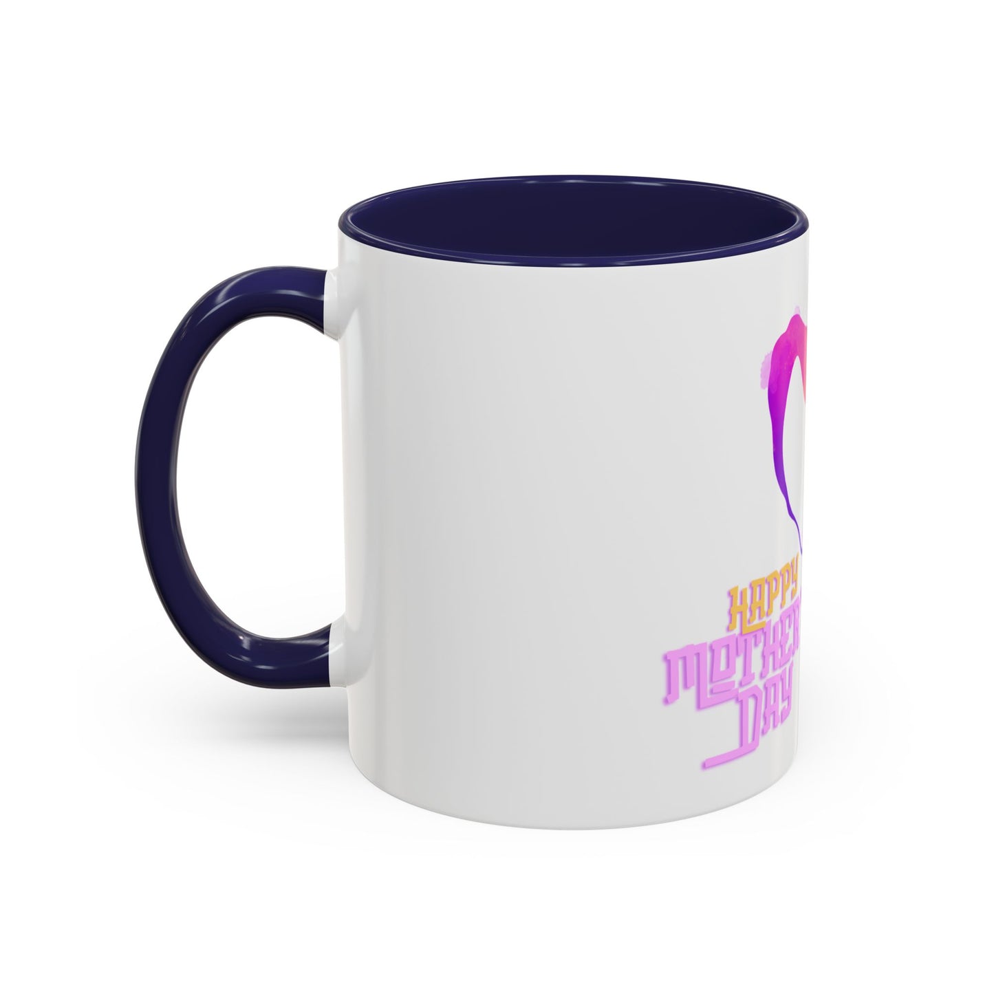 Happy Mother's Day Accent Coffee Mug - Perfect Gift for Mother's Day